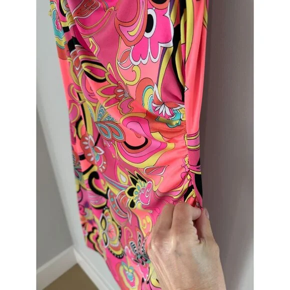 Peter Nygard Side Ruched Dress, size 16 - Picture 9 of 11